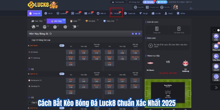 Cách Bắt Kèo Bóng Đá Luck8 Chuẩn Xác Nhất 2025 4 Cách Bắt Kèo Bóng Đá Luck8 Chuẩn Xác Nhất 2025