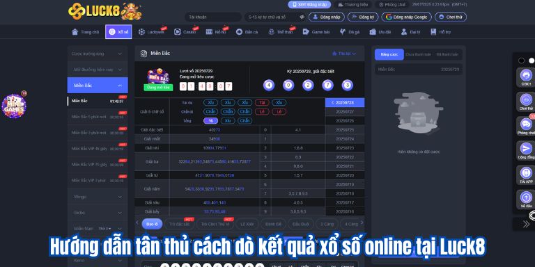 Hướng dẫn tân thủ cách dò kết quả xổ số online tại Luck8 1 Hướng dẫn tân thủ cách dò kết quả xổ số online tại Luck8