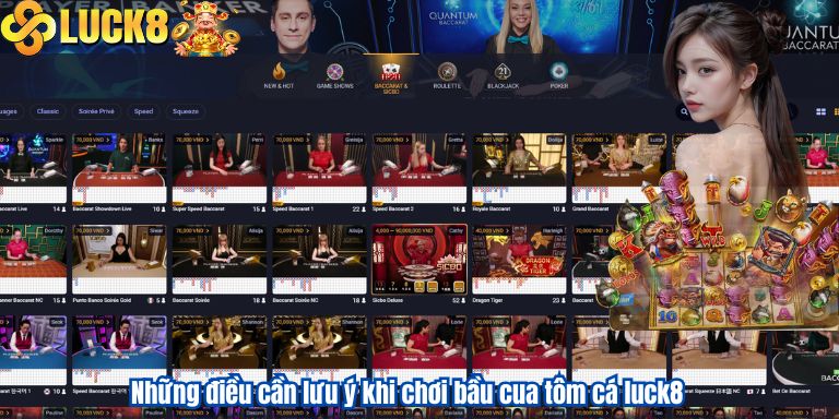 Những điều cần lưu ý khi chơi bầu cua tôm cá luck8