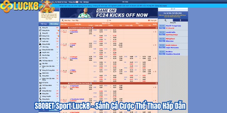 SBOBET Sport Luck8 – Sảnh Cá Cược Thể Thao Hấp Dẫn 1 SBOBET Sport Luck8 – Sảnh Cá Cược Thể Thao Hấp Dẫn